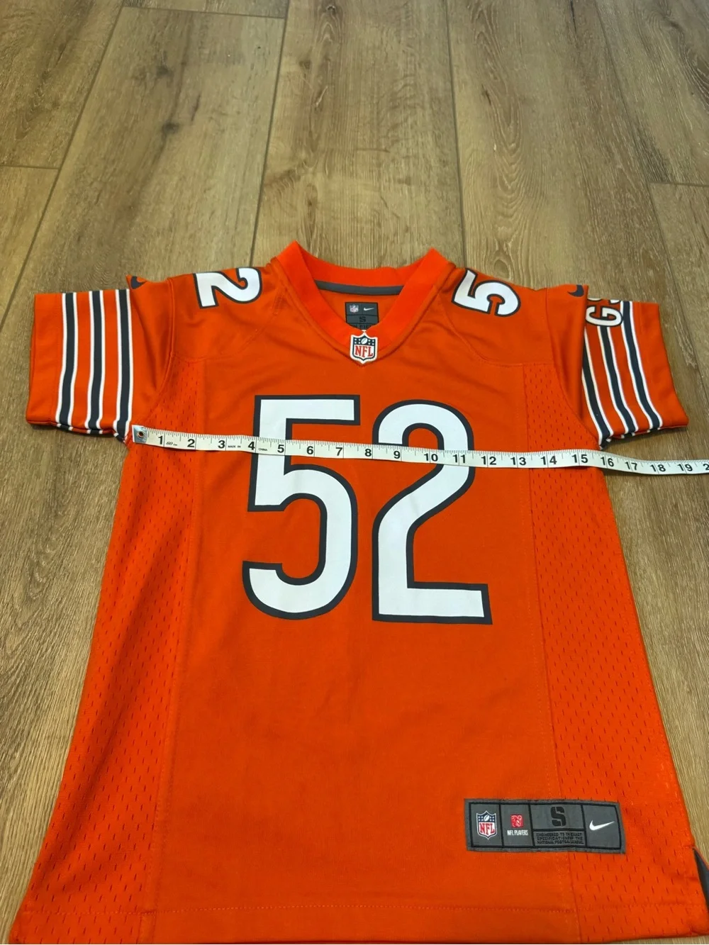 Chicago Bears Khalil Mack #52 alternate orange Nike jersey Youth size Small